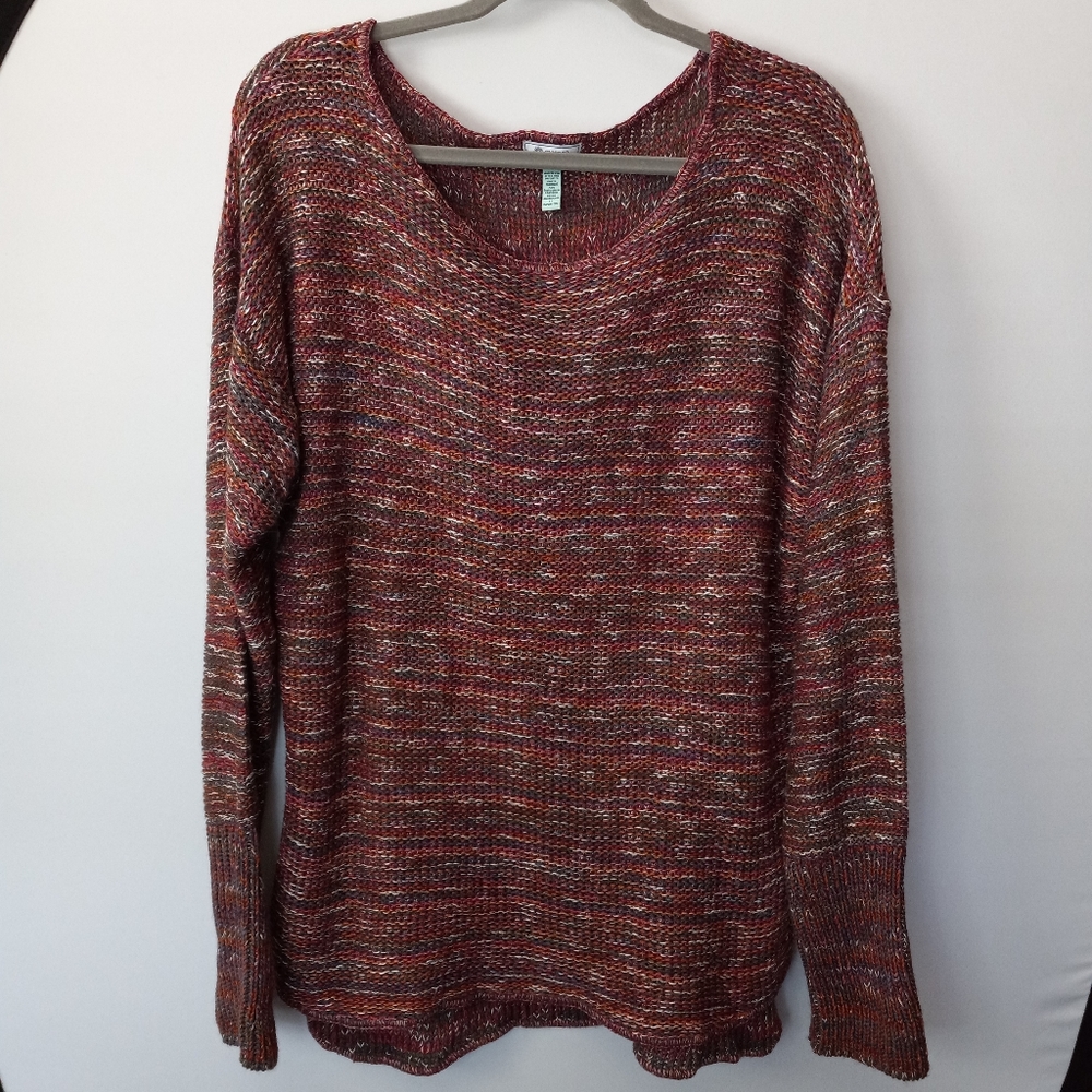 SUSINA Marled Knit Boho Sweater
